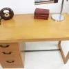Mid Century Modern blonde desk | - Image 5