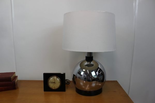 Mid Century Modern Chrome ball table lamp| - Image 5