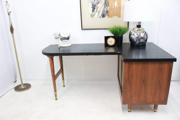 Mid Century Modern desk L shaped - Image 5