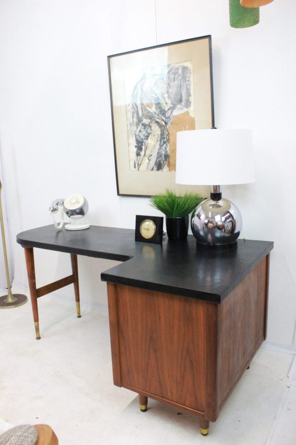 Mid Century Modern desk L shaped - Image 3