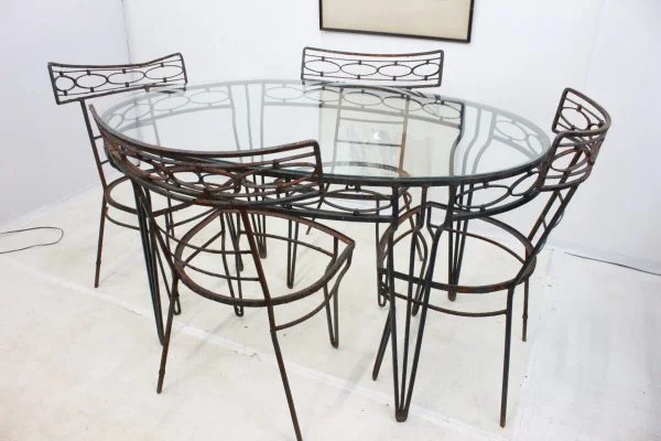 Mid Century Modern patio dining set - Image 16