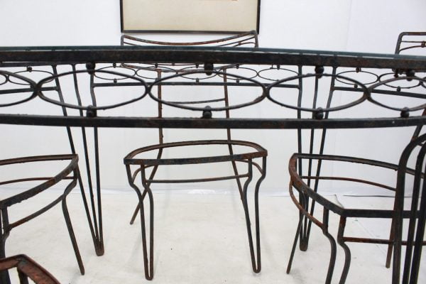 Mid Century Modern patio dining set - Image 13