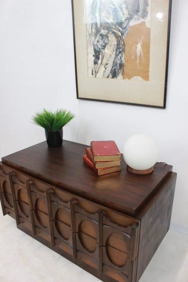 Reserved Tobago Brutalist chest of drawers | - Image 9