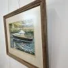 Vintage boat watercolor painting | - Image 4