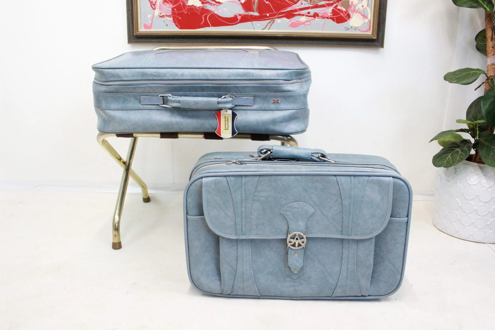 Vintage suitcase set of 2 pieces |