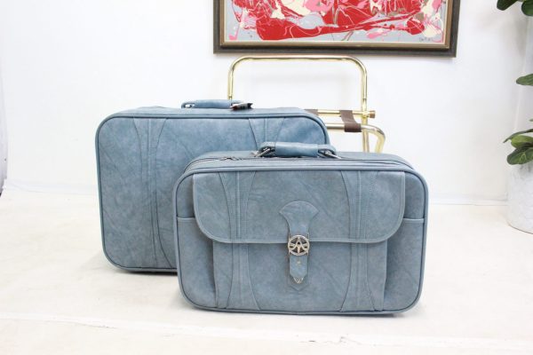 Vintage suitcase set of 2 pieces | - Image 8