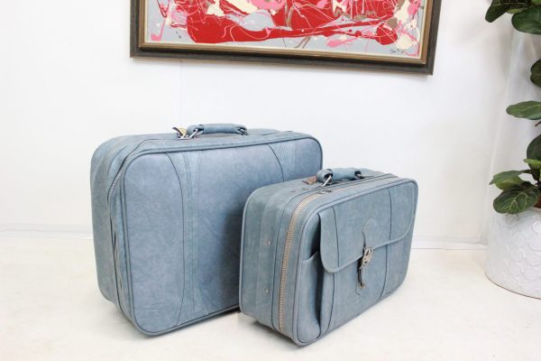 Vintage suitcase set of 2 pieces | - Image 6