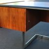 Rosewood and Chrome Desk by Ste. Marie and Laurent - Image 3
