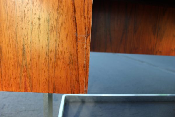 Rosewood and Chrome Desk by Ste. Marie and Laurent - Image 6