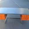 Rosewood and Chrome Desk by Ste. Marie and Laurent - Image 9