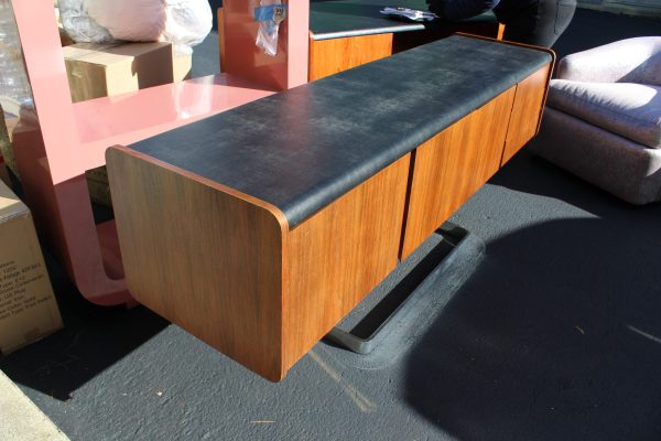 Rosewood and Chrome credenza by Ste. Marie and Laurent - Image 2