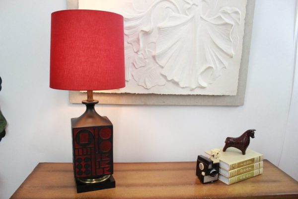 Mid-Century Modern Geometric Table Lamp by Westwood Studios - Image 2