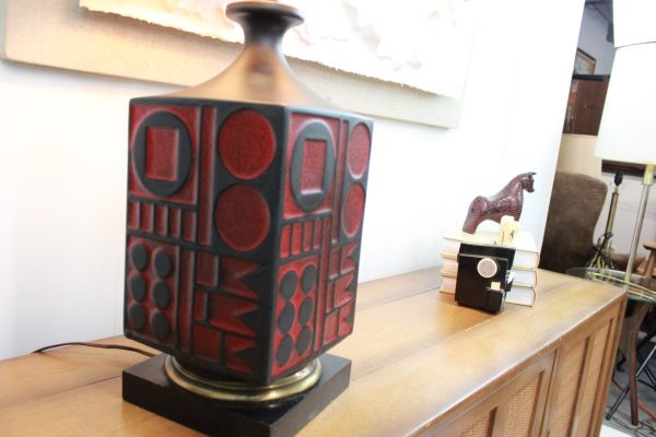 Mid-Century Modern Geometric Table Lamp by Westwood Studios - Image 7