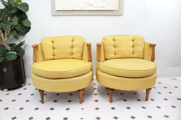 Vintage Mid Century chair set by Karpen |