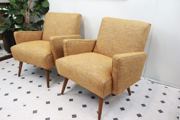 Mid Century Modern chair set of 2 | - Image 8