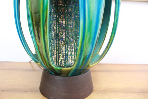 Mid Century Modern ceramic lamp | - Image 4