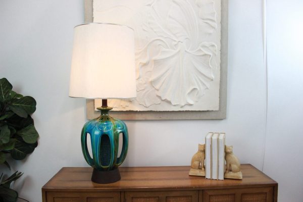 Mid Century Modern ceramic lamp | - Image 2