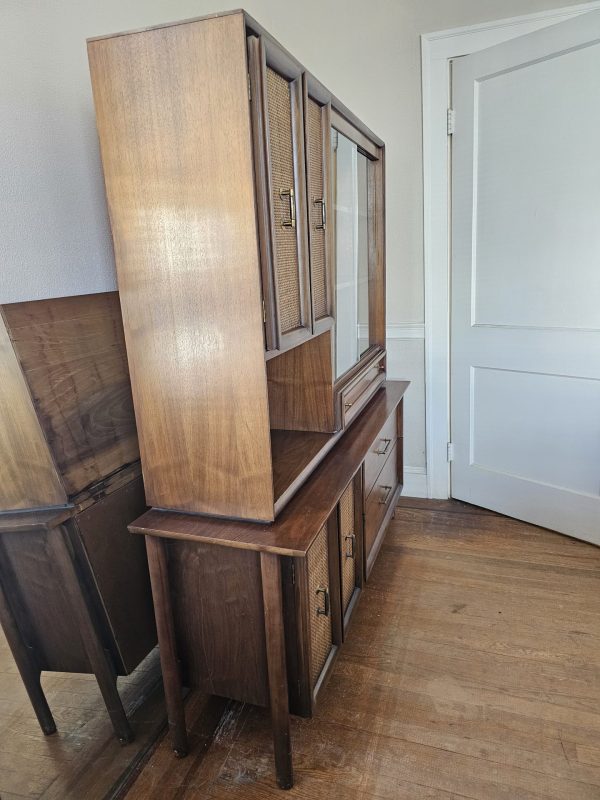 Mid Century Modern cabinet hutch | - Image 7