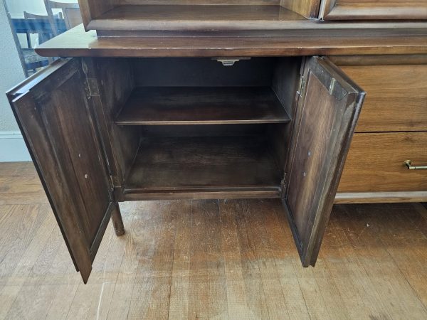 Mid Century Modern cabinet hutch | - Image 5