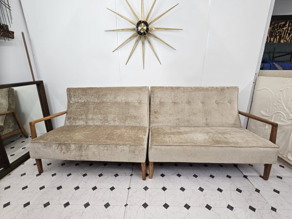 Mid Century Modern sofa 2 pc | - Image 3