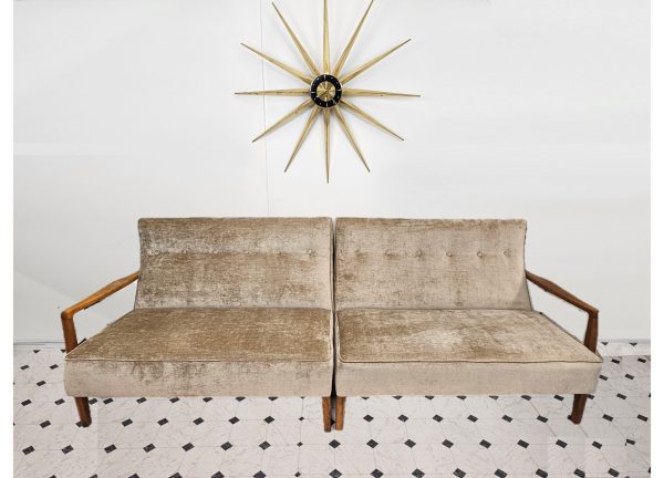 Mid Century Modern sofa 2 pc |