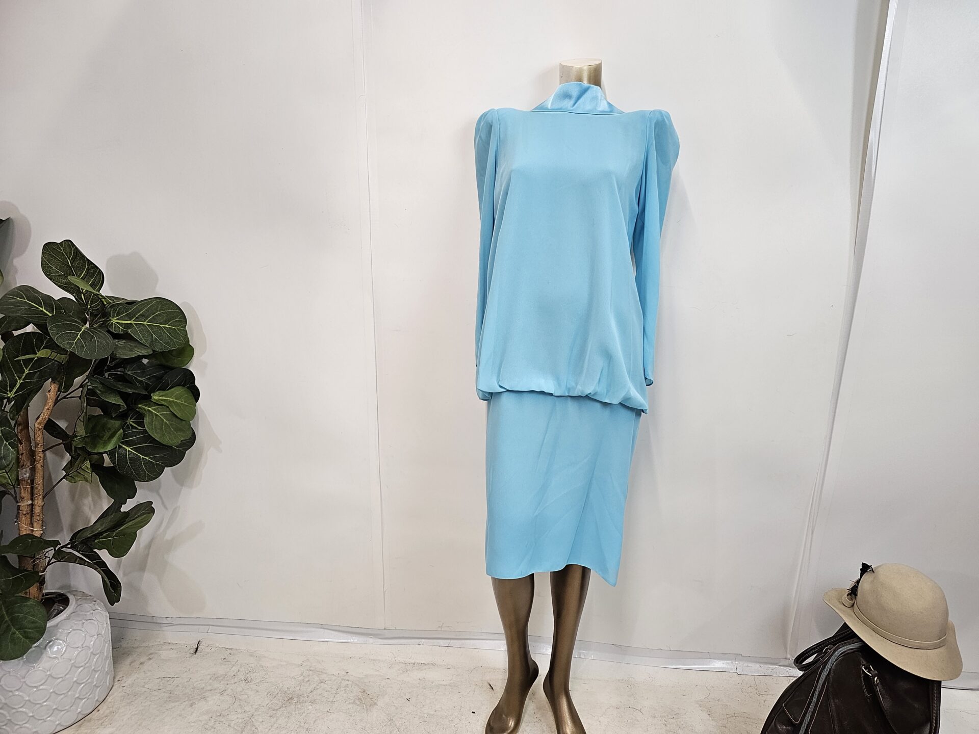 Vintage blue party dress | - Image 8