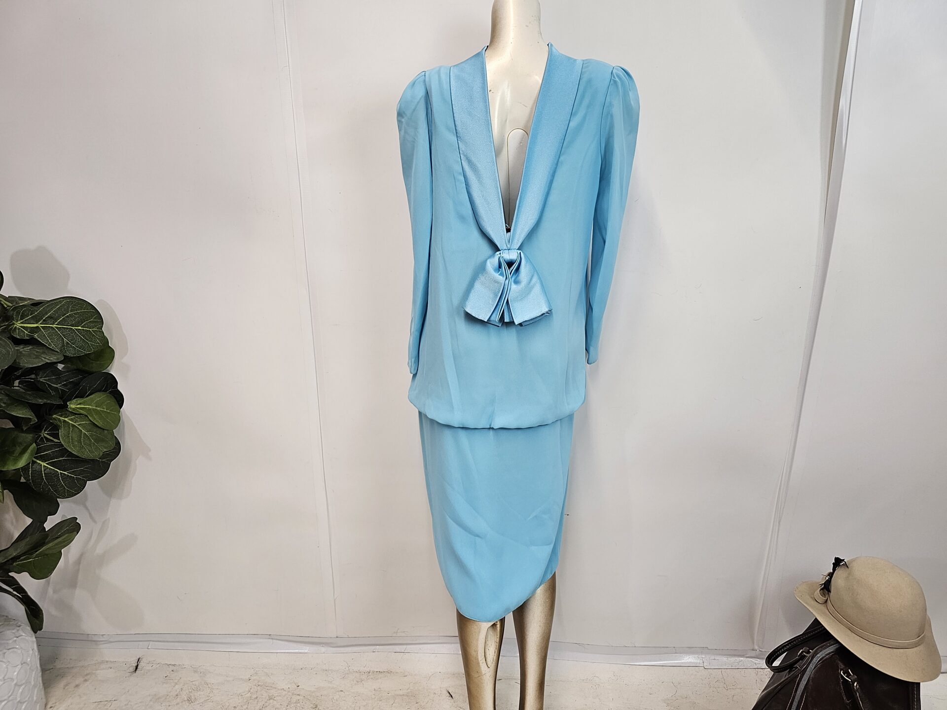 Vintage blue party dress | - Image 6