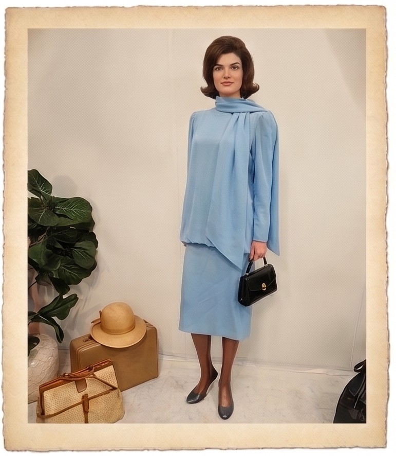 Vintage blue party dress | - Image 2